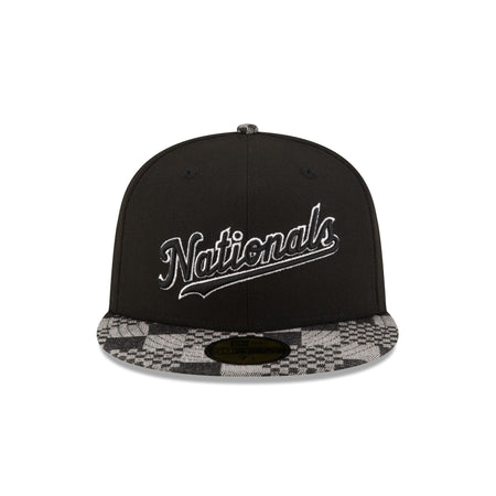 Washington Nationals Pattern Denim 59FIFTY Fitted Hat