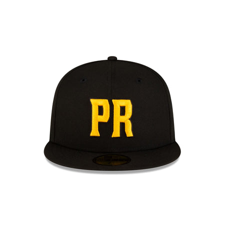 Puerto Rico Black 59FIFTY Fitted Hat