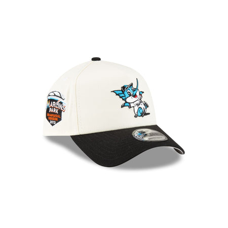Miami Marlins Mini Mascot 9FORTY A-Frame Snapback Hat
