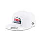 USA Basketball Optic White Sidepatch 9FIFTY Snapback Hat