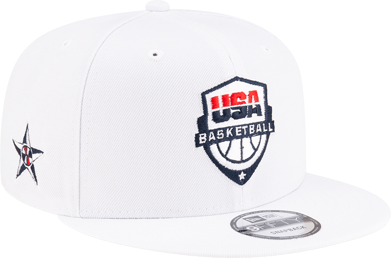 USA Basketball Optic White 9FIFTY Snapback Hat