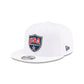 USA Basketball Shield Optic White 9FIFTY Snapback Hat