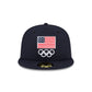 Team USA Gymnastics Navy 59FIFTY Fitted