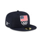Team USA Fencing Navy 59FIFTY Fitted
