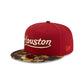 Houston Astros Houston Pack Terra Cotta 59FIFTY Fitted