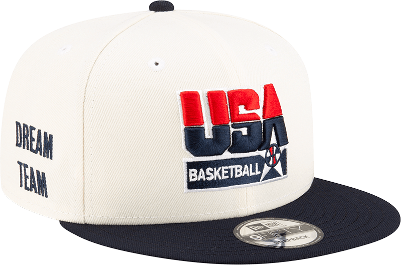 Dream Team Chrome White 9FIFTY Snapback Hat