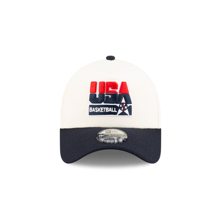 Dream Team Chrome White A-Frame Snapback Hat