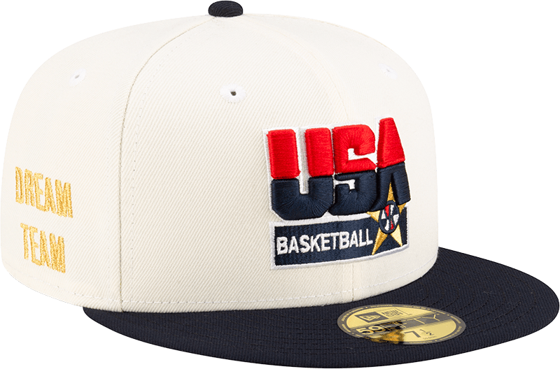 Dream Team Chrome White Alt 59FIFTY Fitted Hat