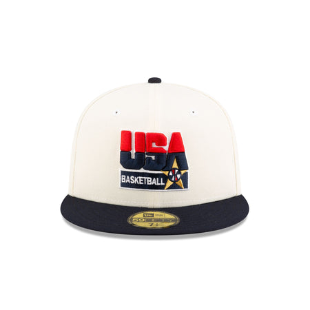 Dream Team Chrome White Alt 59FIFTY Fitted Hat