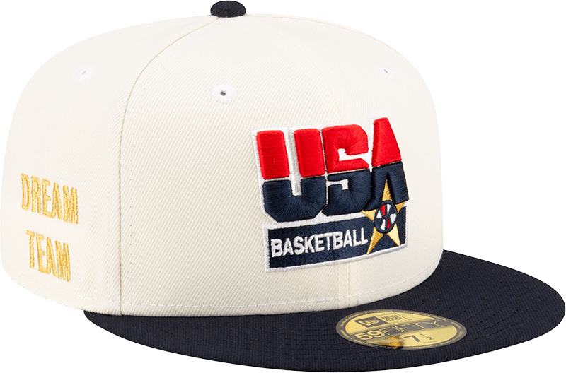 Dream Team Chrome White 59FIFTY Fitted Hat