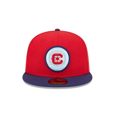 Chicago Fire 2025 MLS Kickoff 59FIFTY Fitted Hat