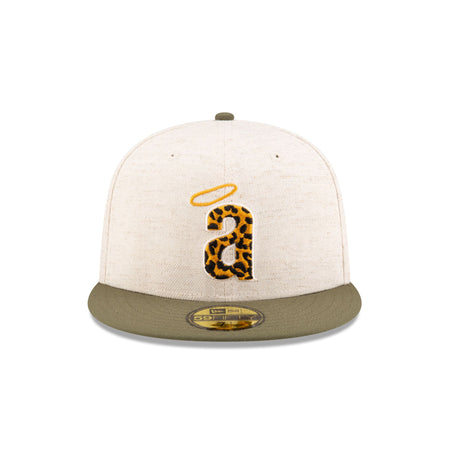 Just Caps Animal Fill California Angels 59FIFTY Fitted Hat