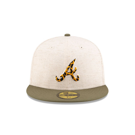 Just Caps Animal Fill Atlanta Braves 59FIFTY Fitted Hat