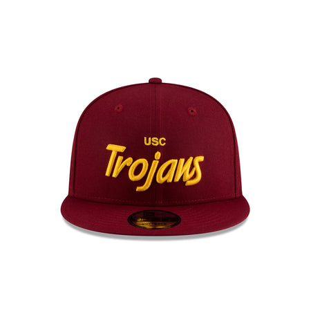 USC Trojans Cardinal Red Script 9FIFTY Snapback Hat