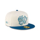 Hartford Yard Goats Chrome Blue 59FIFTY Fitted Hat