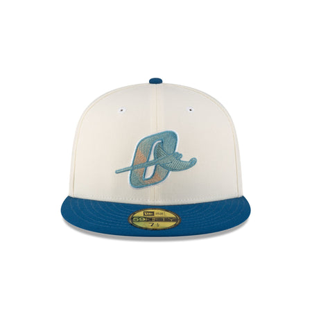 Orlando Rays Chrome Blue 59FIFTY Fitted Hat