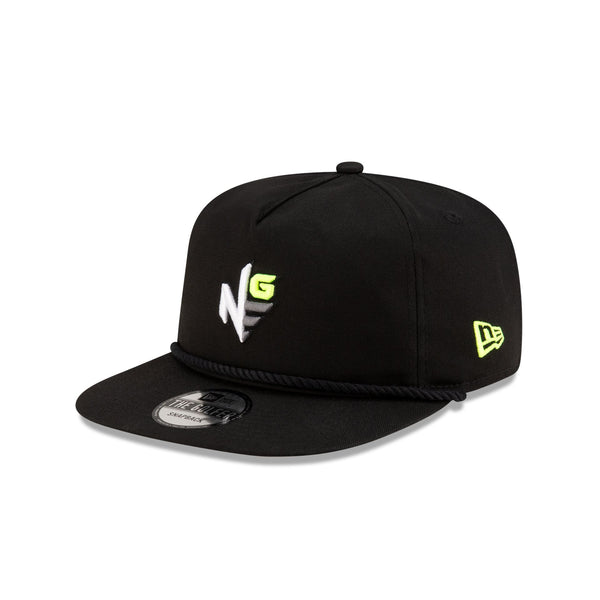 New Era Golf Black Logo Golfer Hat New Era Cap