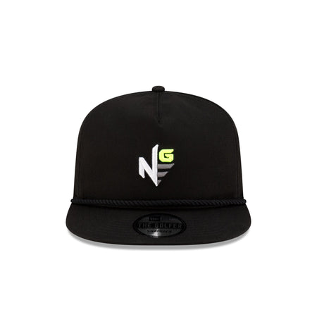 New Era Golf Black Logo Golfer Hat