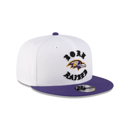 Born x Raised Baltimore Ravens White 9FIFTY Snapback