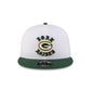 Born x Raised Green Bay Packers White 9FIFTY Snapback