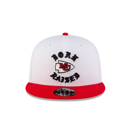 Born x Raised Kansas City Chiefs White 9FIFTY Snapback