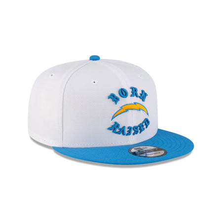 Born x Raised Los Angeles Chargers White 9FIFTY Snapback