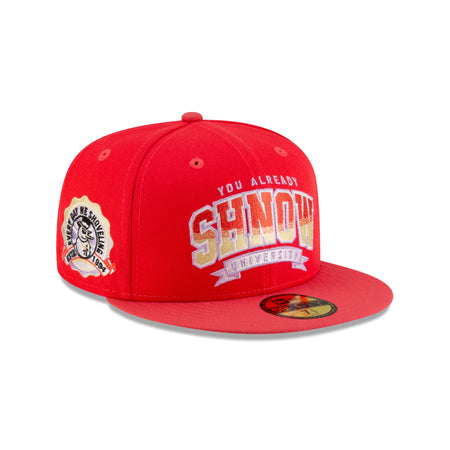 You Already Shnow University Red 59FIFTY Fitted Hat