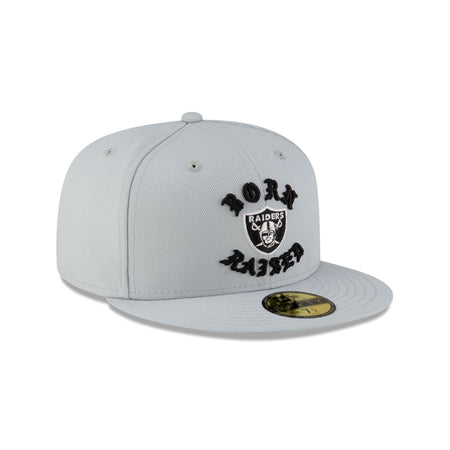 Born x Raised Las Vegas Raiders Gray 59FIFTY Fitted