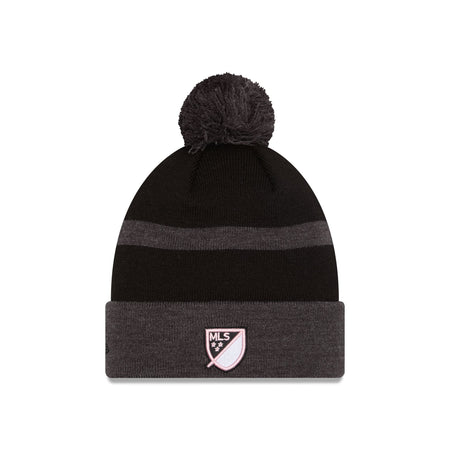 Inter Miami 2025 MLS Kickoff Pom Knit Hat