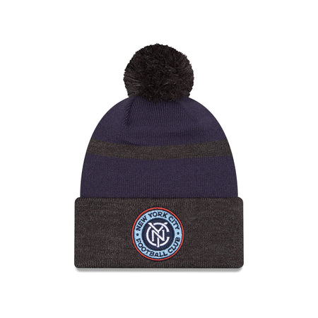 New York City FC 2025 MLS Kickoff Pom Knit Hat