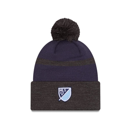 New York City FC 2025 MLS Kickoff Pom Knit Hat