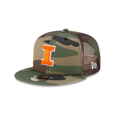 Illinois Fighting Illini Camo 9FIFTY Trucker Hat