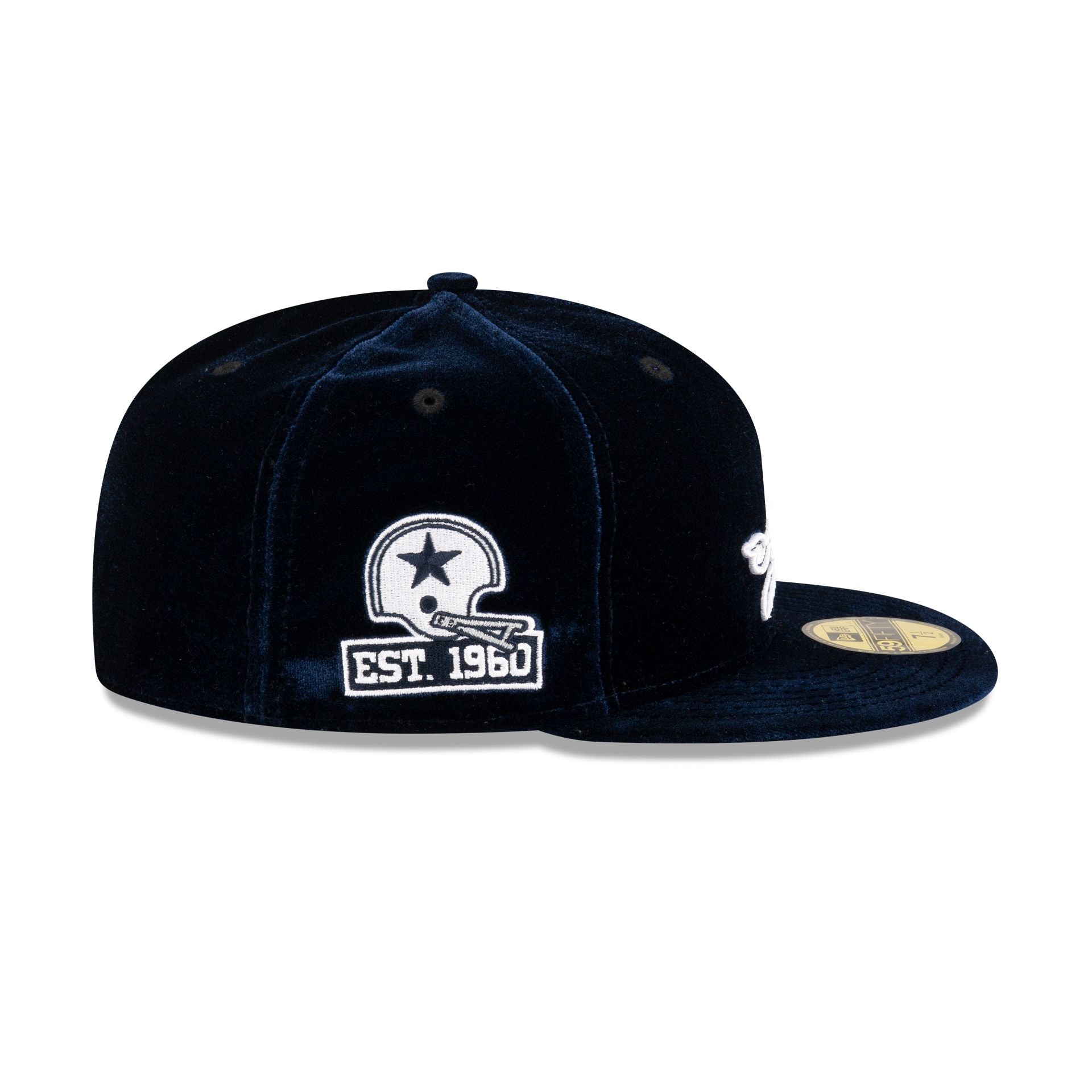 Just Caps Velvet Historic Dallas Cowboys 59FIFTY Fitted Hat New Era Cap