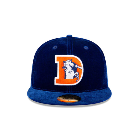 Just Caps Velvet Historic Denver Broncos 59FIFTY Fitted Hat