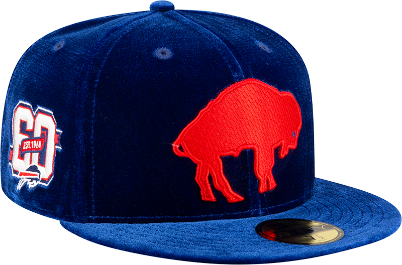 Just Caps Velvet Historic Buffalo Bills 59FIFTY Fitted Hat