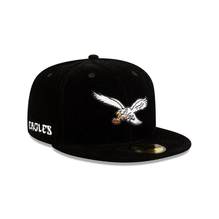 Just Caps Velvet Historic Philadelphia Eagles 59FIFTY Fitted Hat