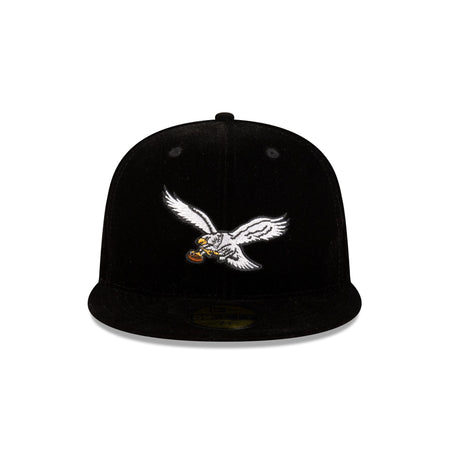 Just Caps Velvet Historic Philadelphia Eagles 59FIFTY Fitted Hat