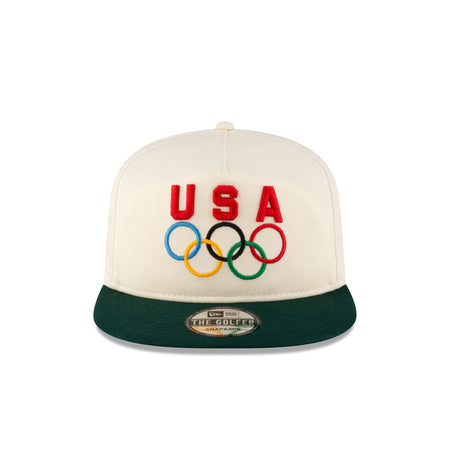 Team USA Chrome Green Golfer Hat