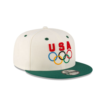 Team USA Chrome Green 9FIFTY Snapback Hat