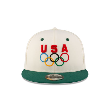 Team USA Chrome Green 9FIFTY Snapback Hat