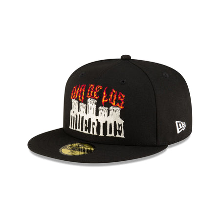 New Era Cap Day of the Dead Melting Candles 59FIFTY Fitted Hat