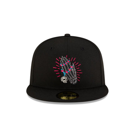 New Era Cap Day of the Dead Praying Hands 59FIFTY Fitted Hat