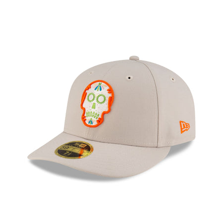 New Era Cap Day of the Dead Sugar Skull Low Profile 59FIFTY Fitted Hat