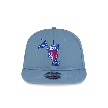 Fade Golf Blue Retro Crown 9FIFTY Snapback Hat