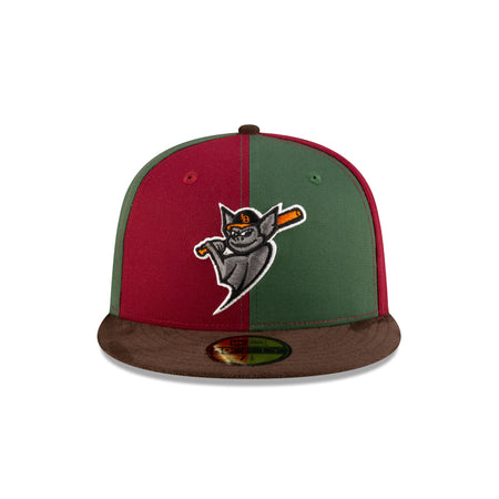 Just Caps Spooky Pack Louisville Bats 59FIFTY Fitted Hat