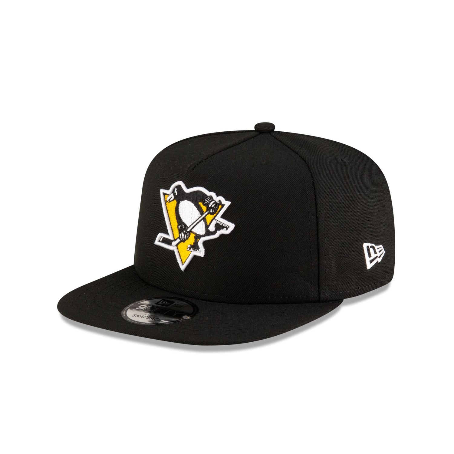 Pittsburgh Penguins Black 9FIFTY A-Frame Snapback Hat