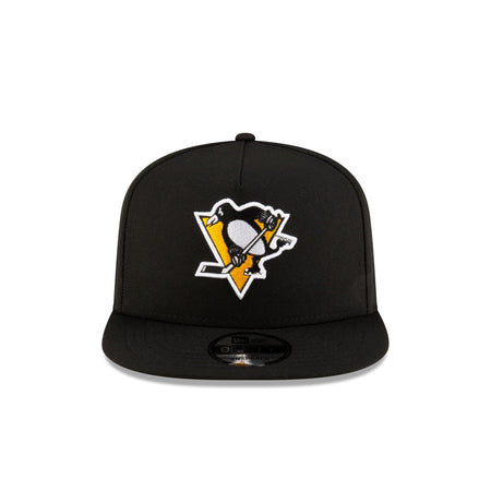 Pittsburgh Penguins Black 9FIFTY A-Frame Snapback Hat