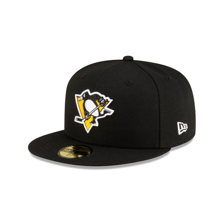 Pittsburgh Penguins Black 59FIFTY Fitted Hat