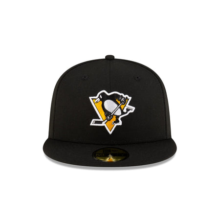 Pittsburgh Penguins Black 59FIFTY Fitted Hat