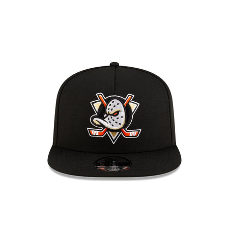 Anaheim Ducks Black 9FIFTY A-Frame Snapback Hat